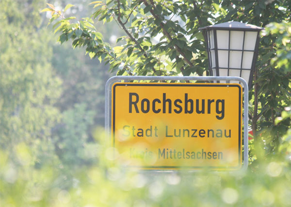 Ortseingangsschild Rochsburg