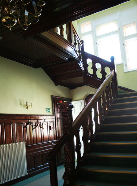 Treppenhaus in der Villa